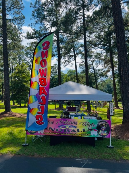 Thomaston, Georgia Event - Tent Setup